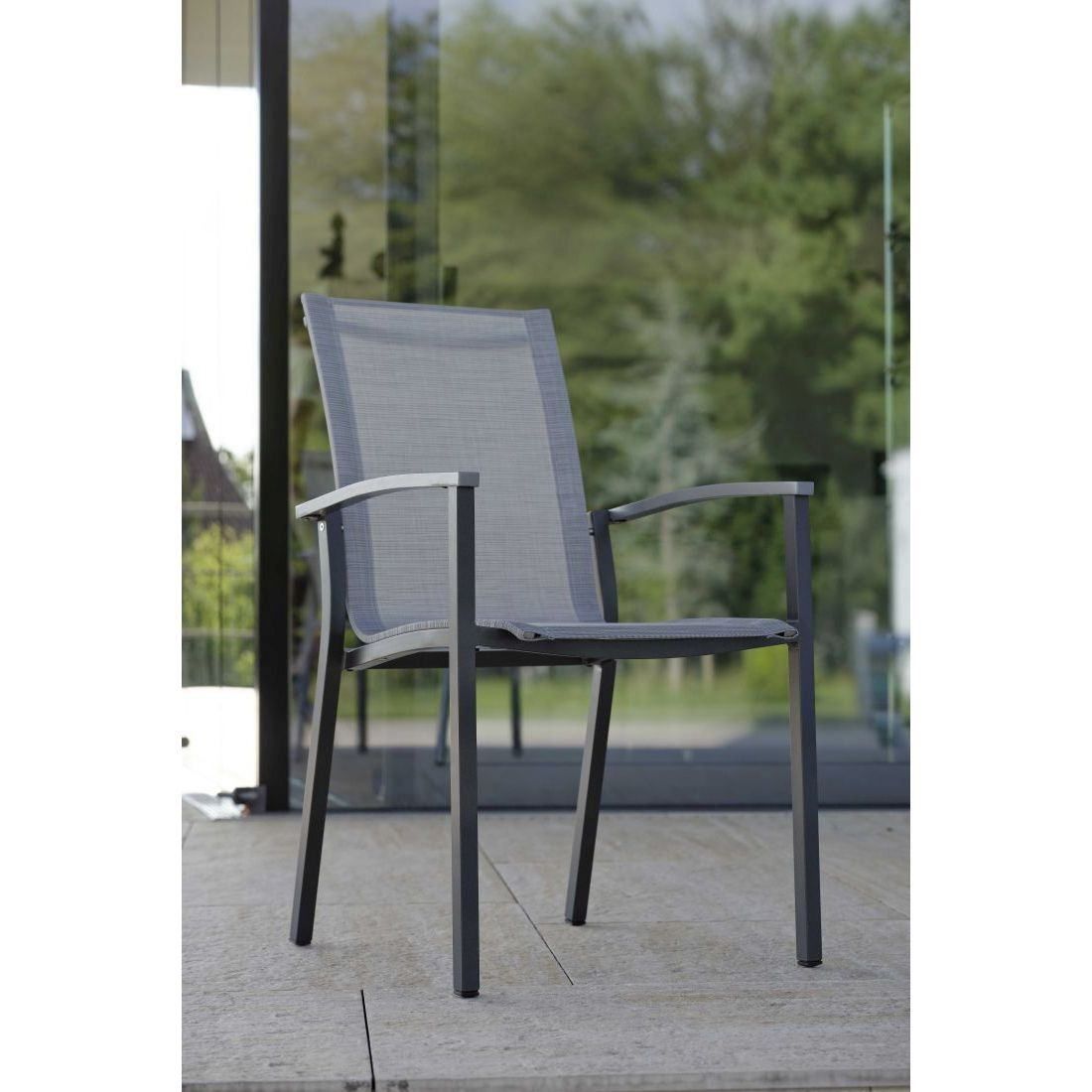 Stern Evoee Stapelsessel Aluminium/Textilene