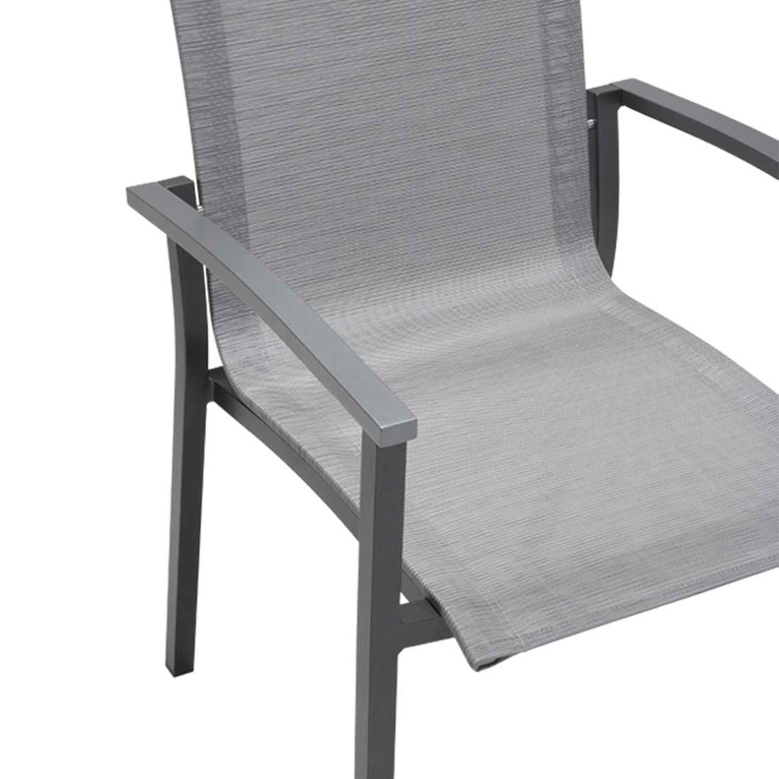 Stern Evoee Stapelsessel Aluminium/Textilene
