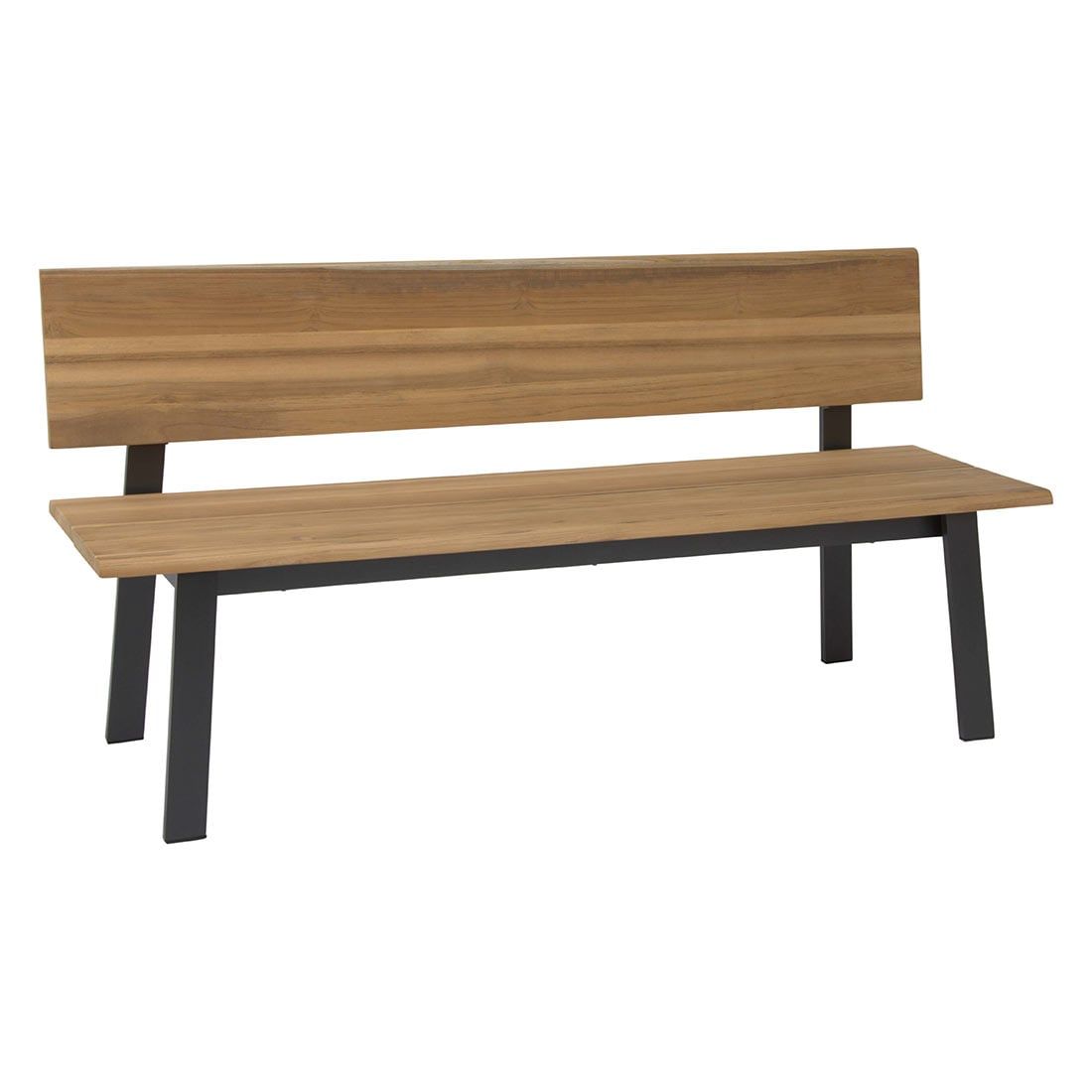 Stern Sam Gartenbank Aluminium/Teak