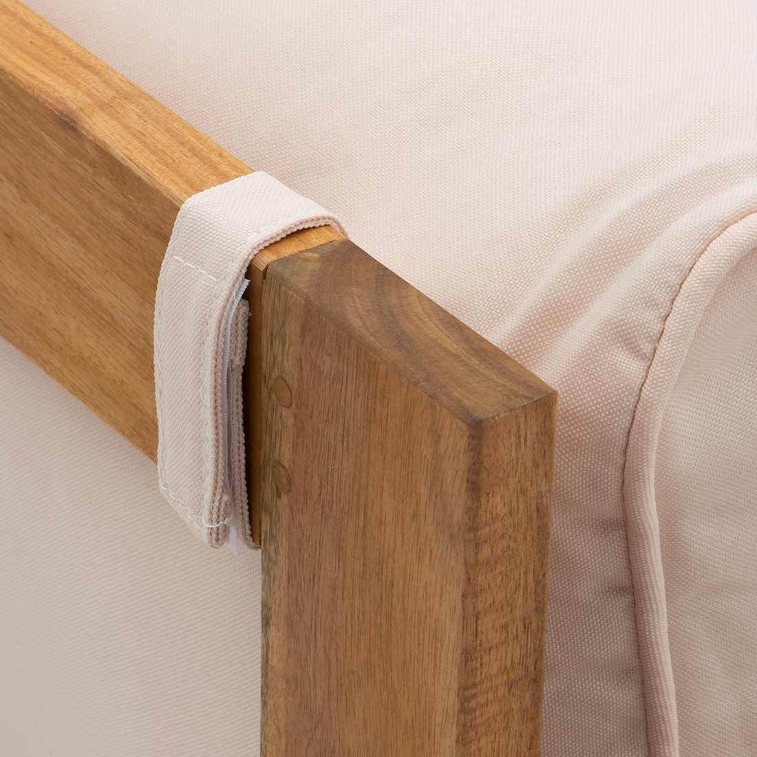 OUTLIV. Santa Cruz Loungesessel Akazie/Polyester