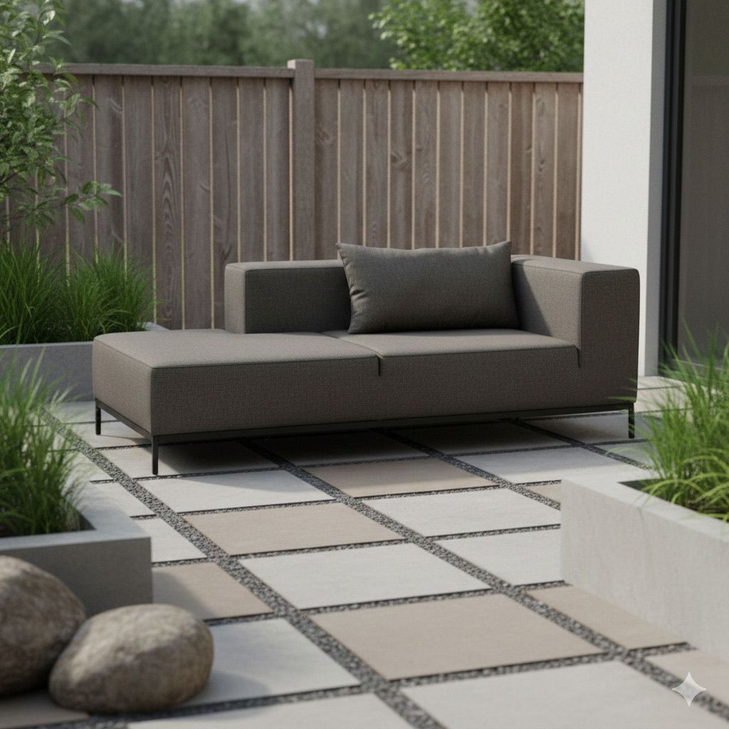 Stern Taavi Gartenloungesofa Aluminium/Polyacryl