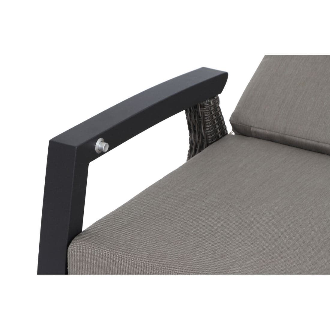 Siena Garden Corido Diningsofa verstellbar Gardino-Geflecht/Polypropylen