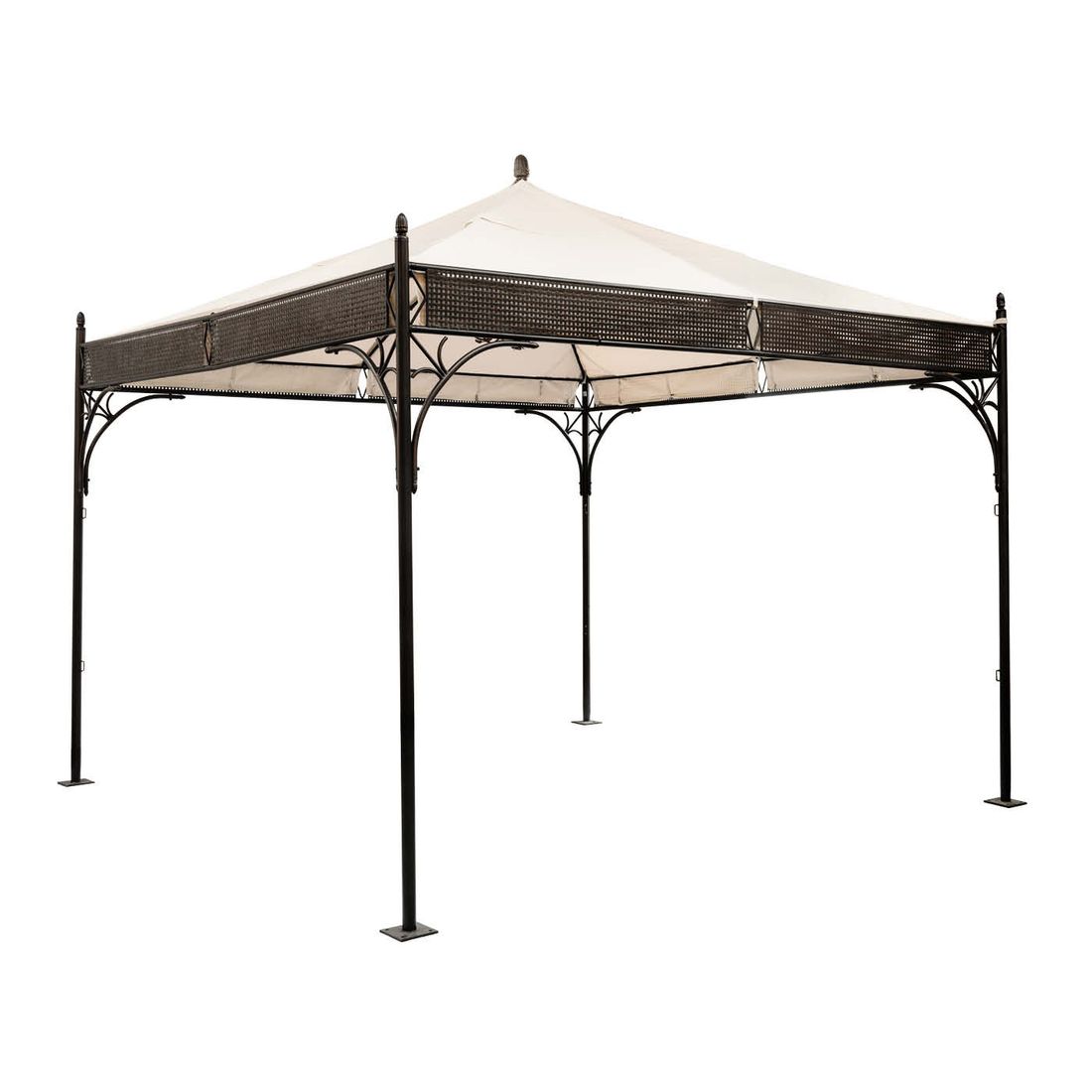 MBM Romeo Elegance Gartenpavillon 350x350x330cm Schmiedeeisen