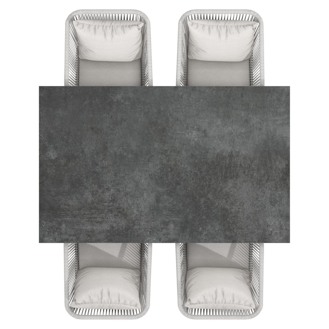 OUTLIV. Alex Gartenmöbel-Set Aluminium/Keramik