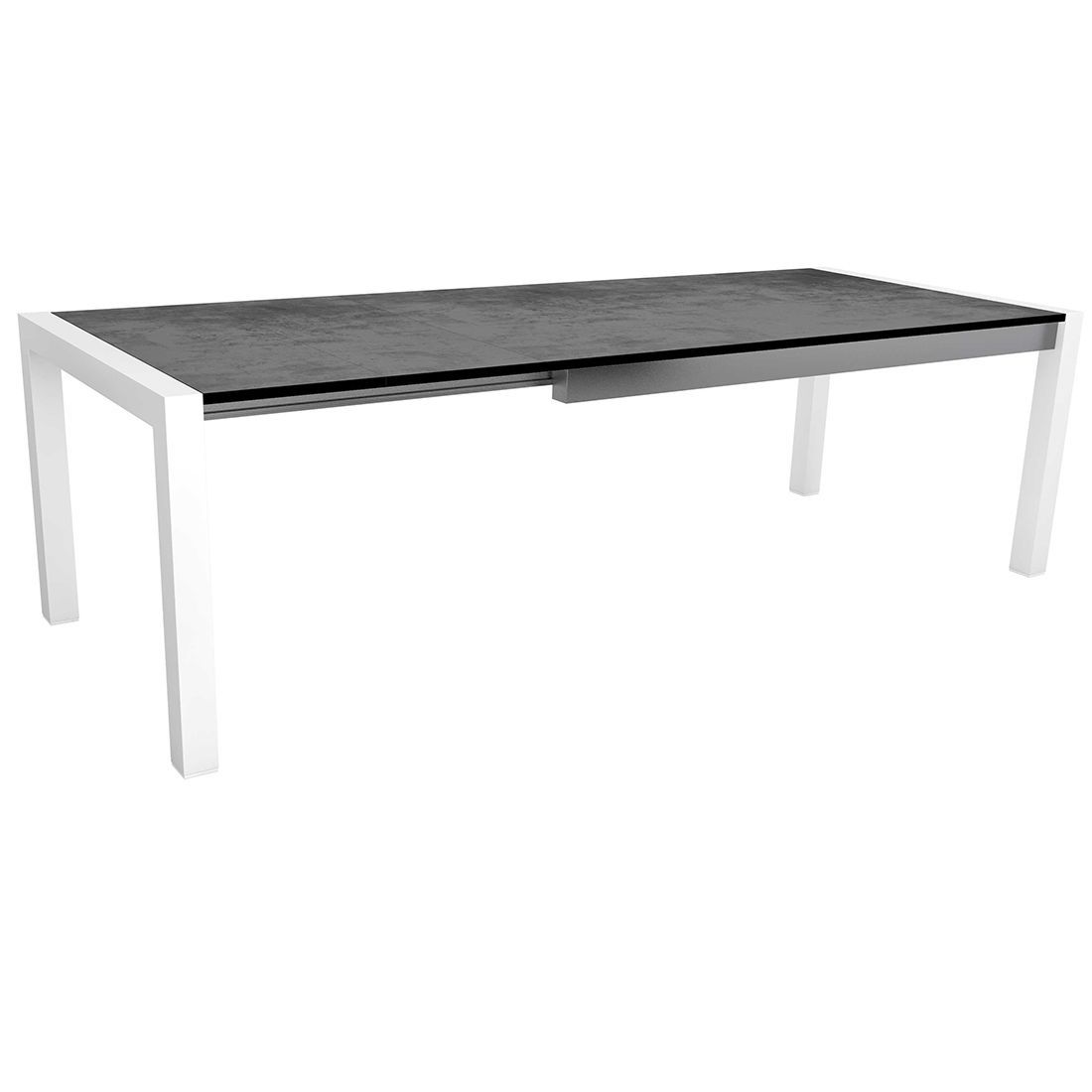 Stern Ausziehtisch 174/214/254x90cm Aluminium/Silverstar Touch