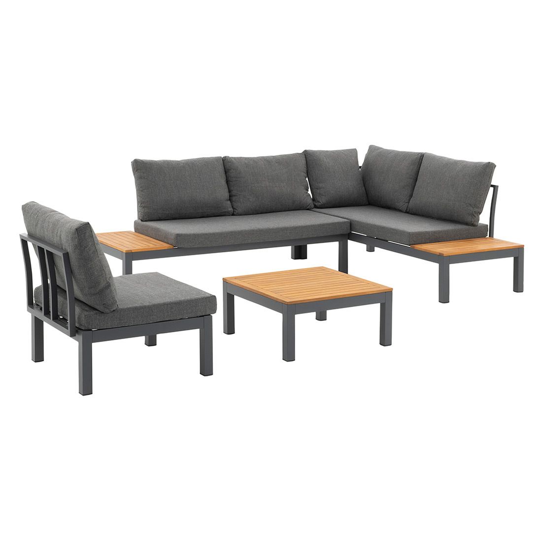 OUTLIV. Venedig Ecklounge inkl. Loungetisch Aluminium/Olefin