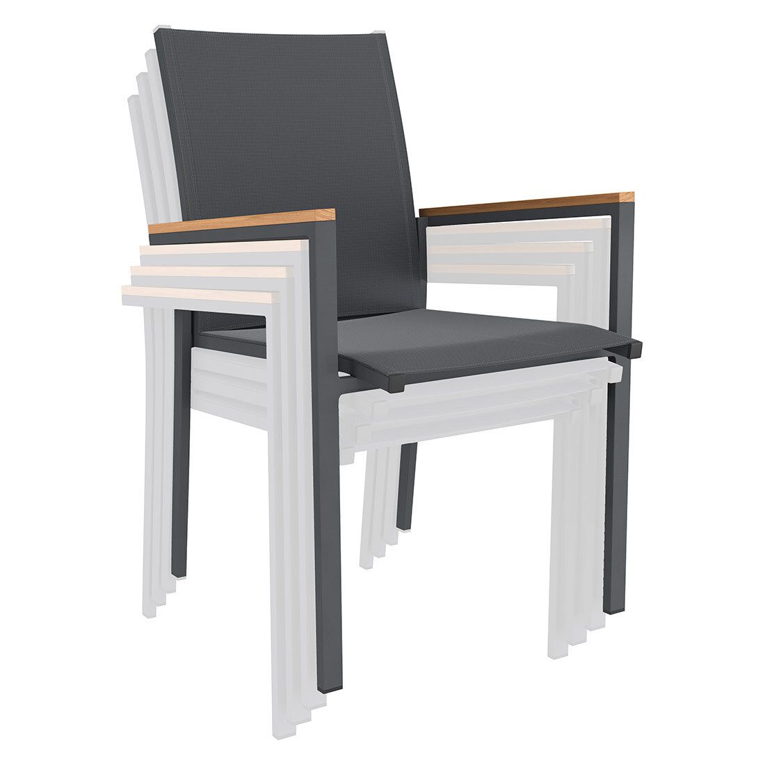 OUTLIV. Kobe Gartenmöbel-Set L (6 Plätze) Tisch 220x100cm