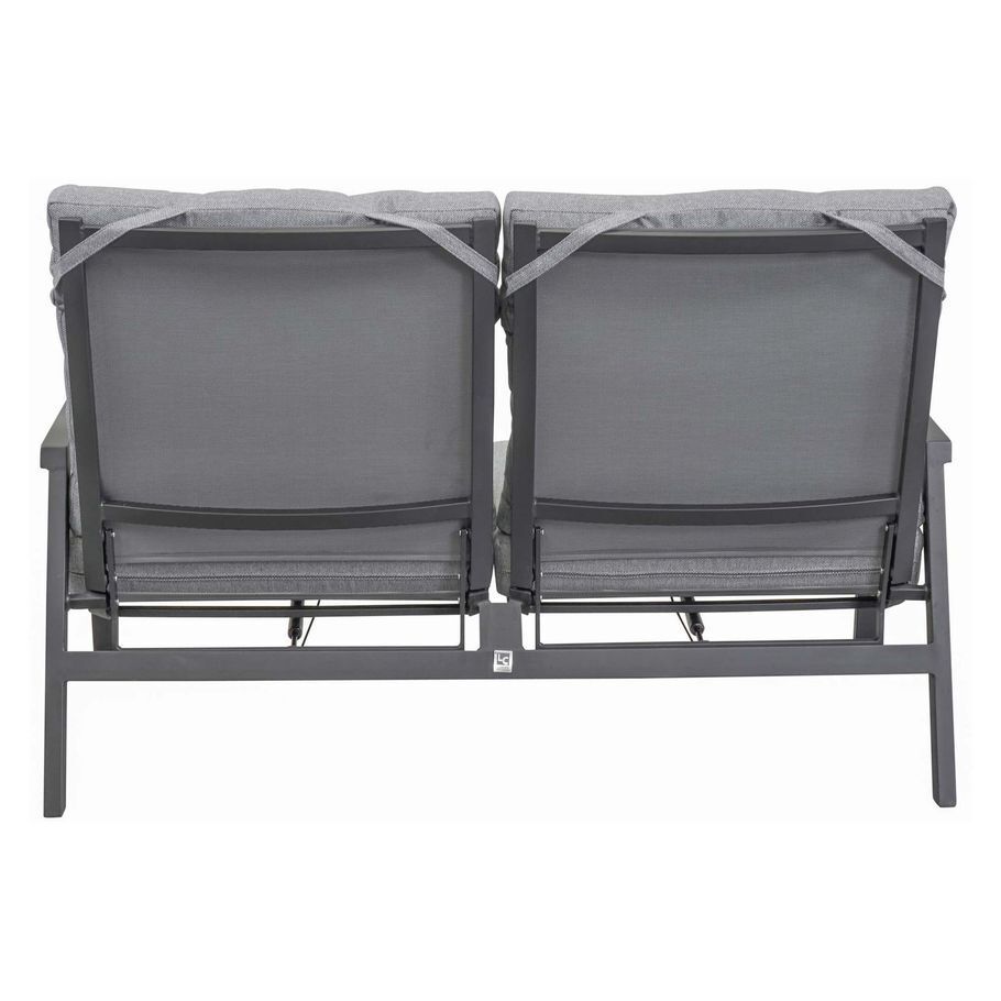 LC Garden Sondrino Dininglounge verstellbar mit OUTLIV. Tisch 150x90cm Aluminium/Polyester