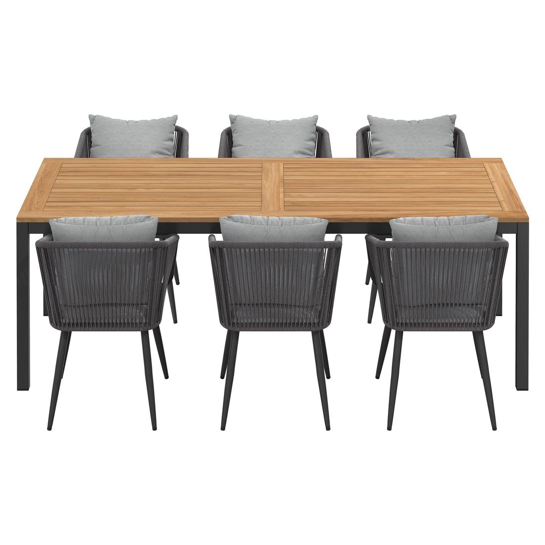 OUTLIV. Alex Gartenmöbel-Set 7-tlg. Tisch 220x100cm