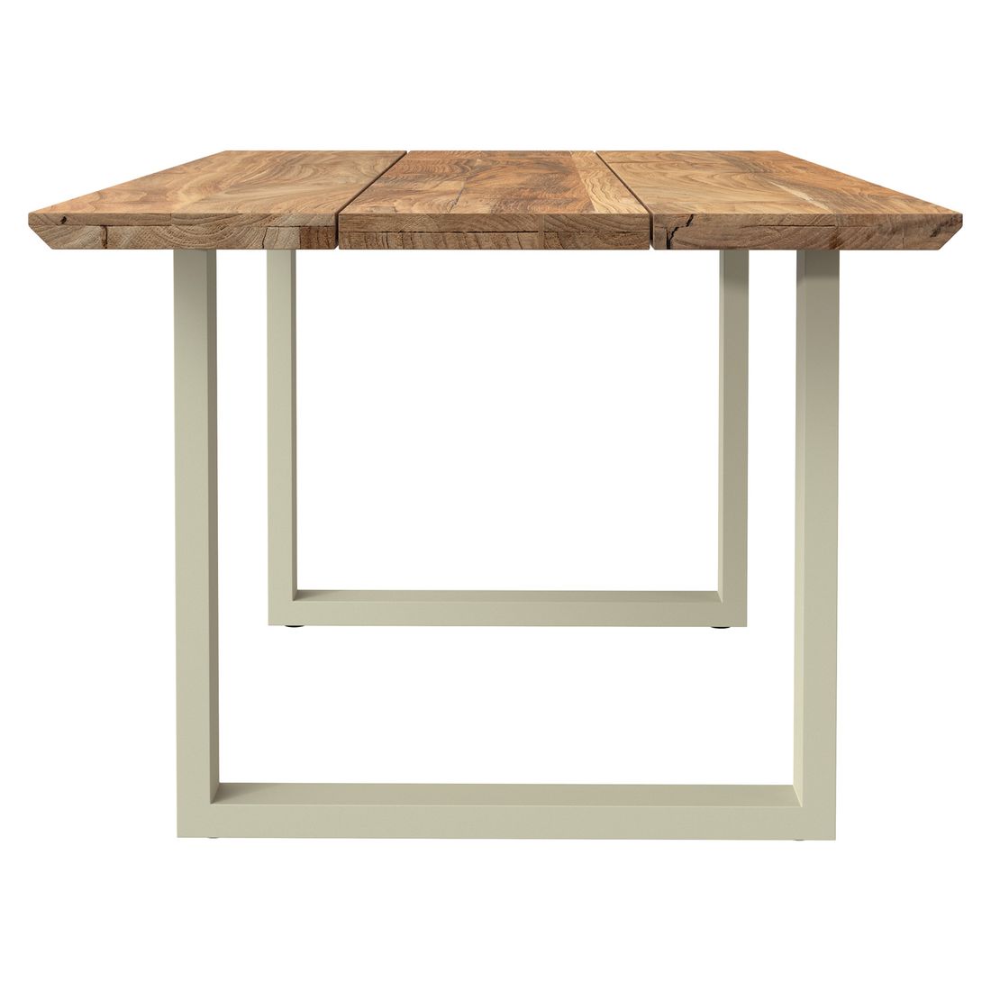 OUTLIV. Negara Gartentisch Edelstahl/Teak recycelt