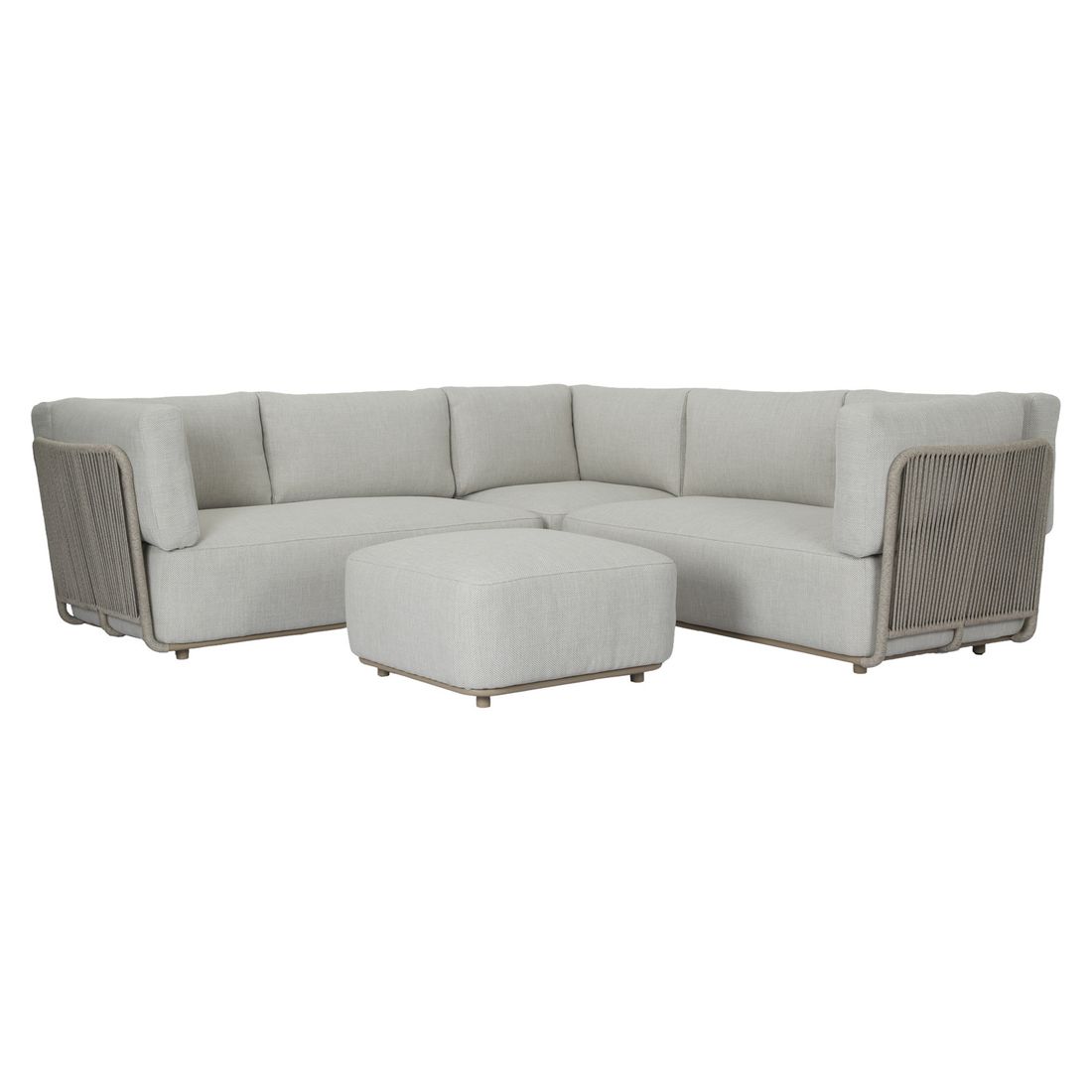 OUTLIV. Pacific Ecklounge inkl. Loungetisch Stahl/Rope/Olefin