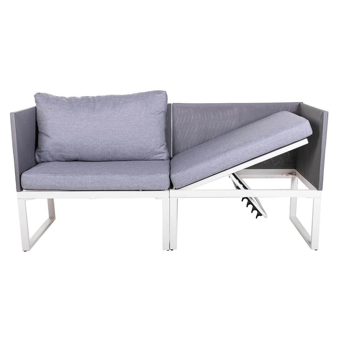 OUTLIV. Modular Loungeset inkl. Loungetisch Aluminium/Polypropylen