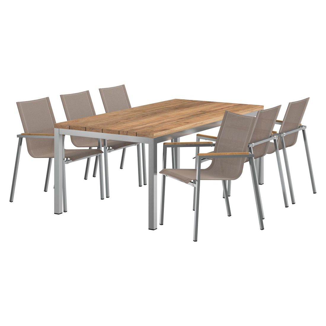 OUTLIV. Rimini Gartenmöbel-Set L (6 Plätze) Tisch 200x100cm