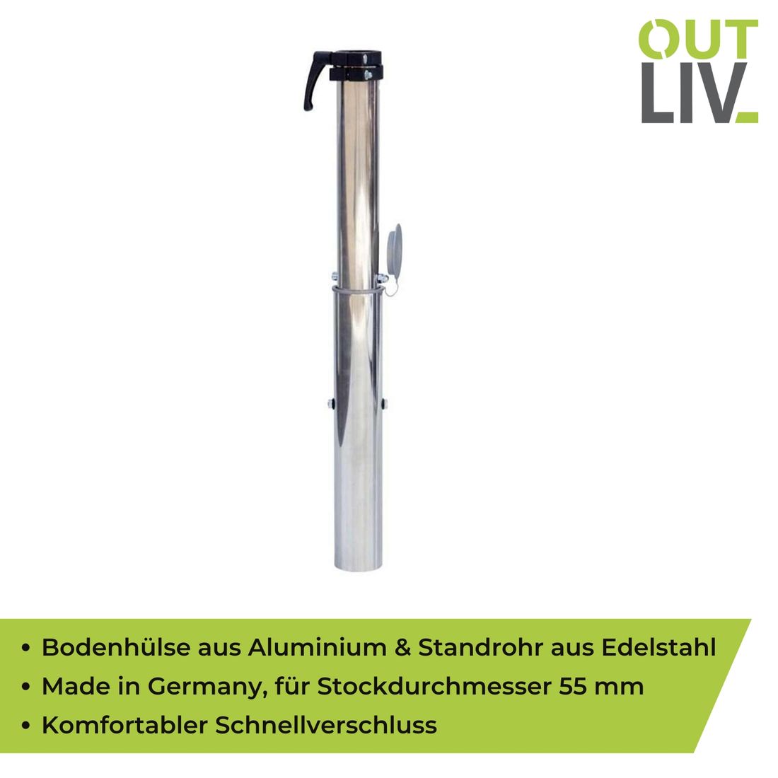 OUTLIV. - Bodenhülse mit Übergangsrohr