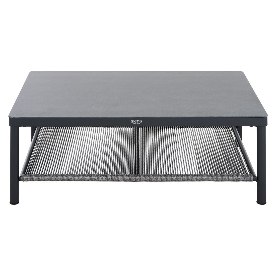 Siena Garden Kansas Loungeset inkl. Loungetisch Aluminium/Gardino-Geflecht