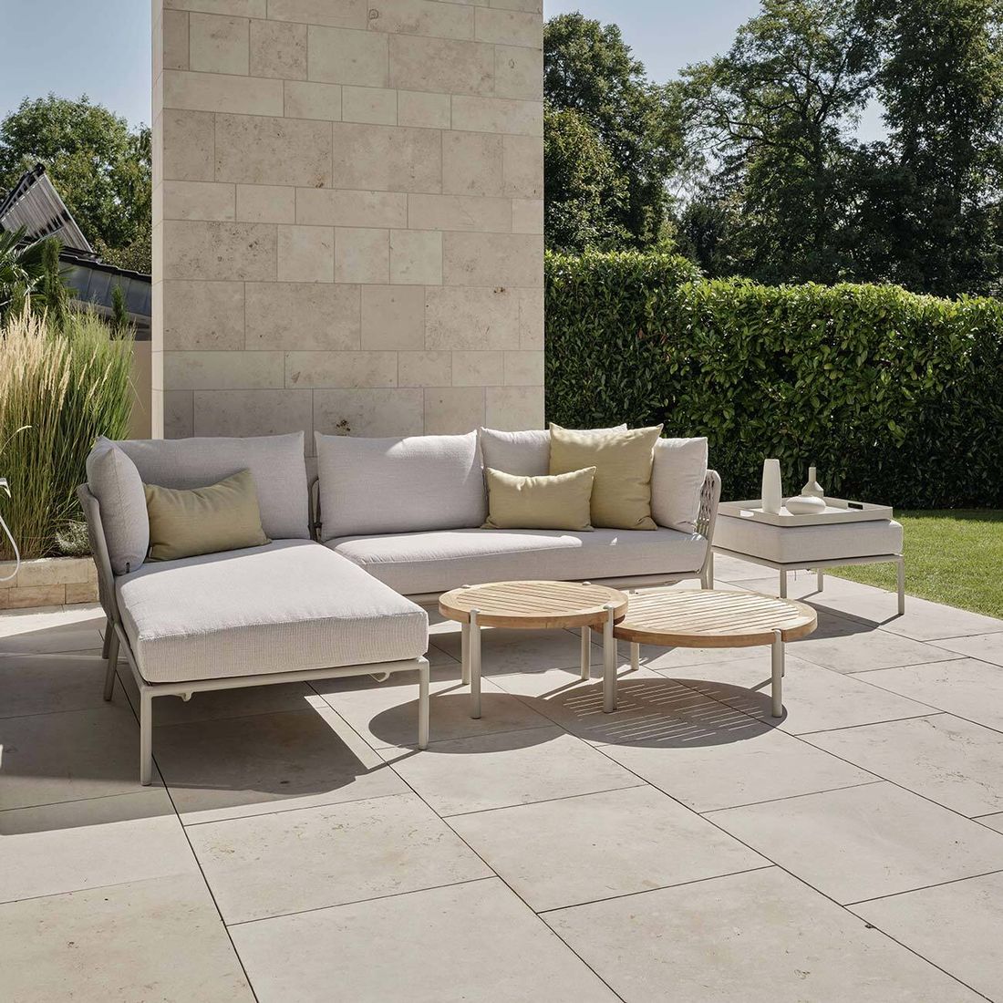 Stern Romy Chaiselongue Aluminium/Rope/Outdoorstoff