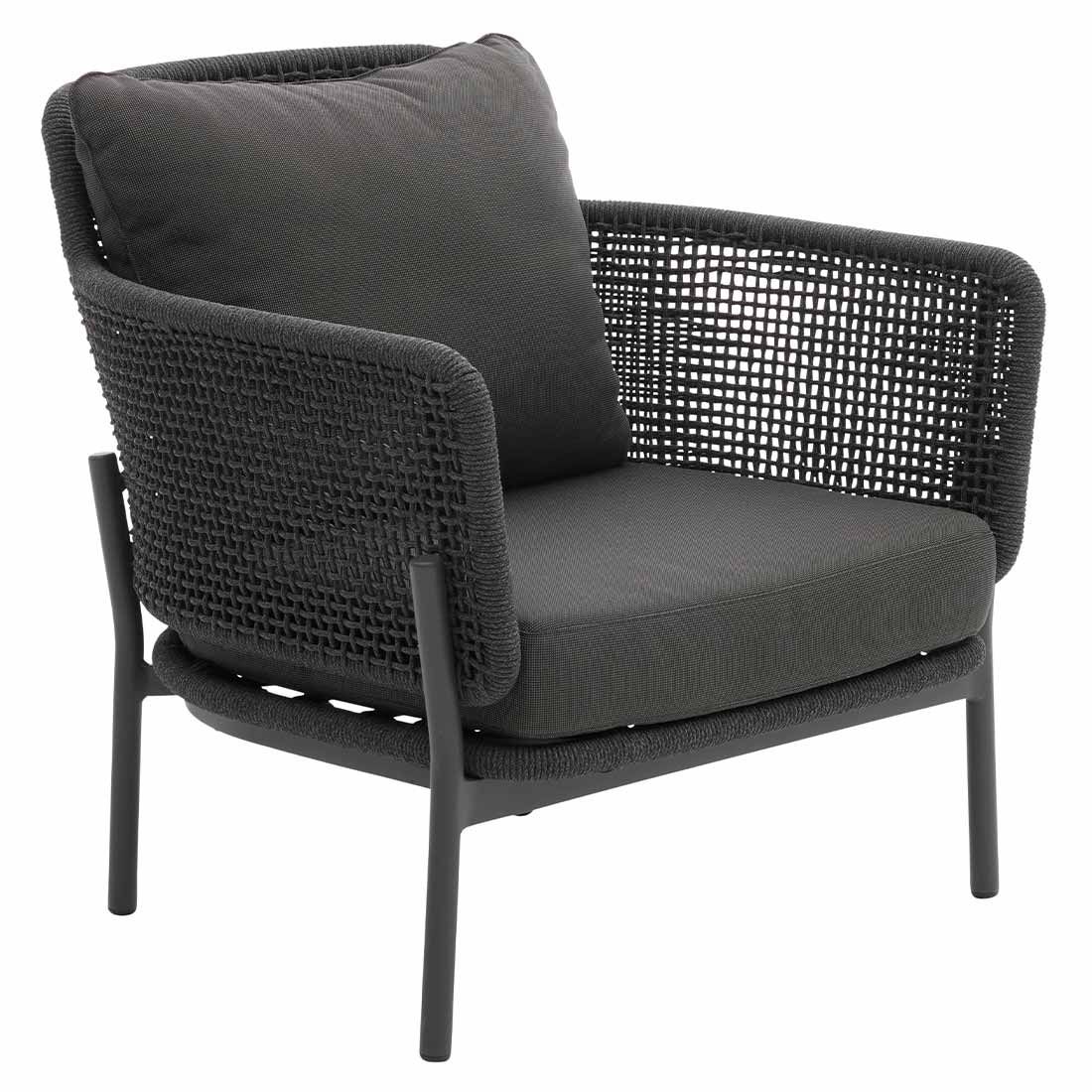 Interliving 7005 Loungeset 4-tlg. mit Tisch 89x89 cm