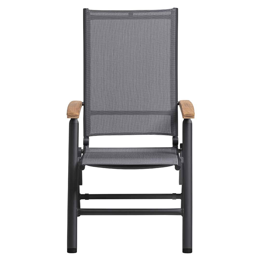 Kettler Cirrus Gartenmöbel-Set M (4 Plätze) verstellbar mit OUTLIV. Tisch 160x100 cm