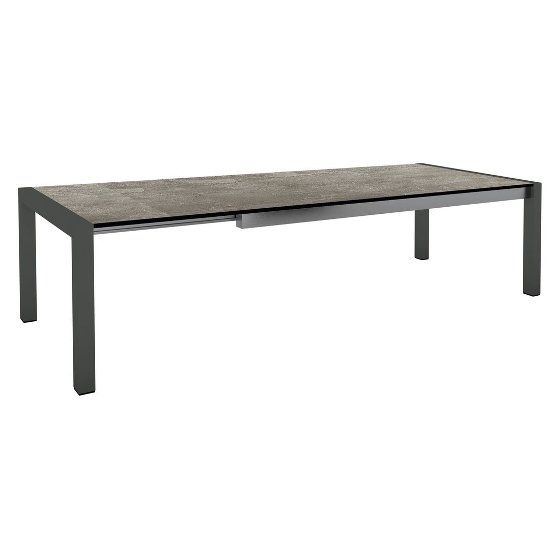 Stern Ausziehtisch 214/254/294x100cm Aluminium/Silverstar