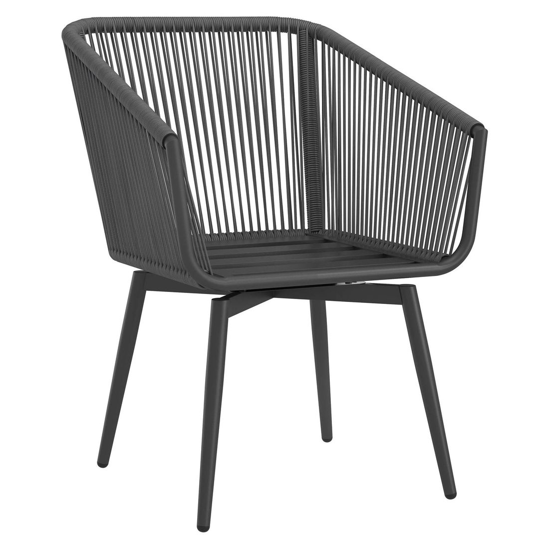 OUTLIV. Alex Gartensessel drehbar Aluminium mit Sitz- und Rückenkissen