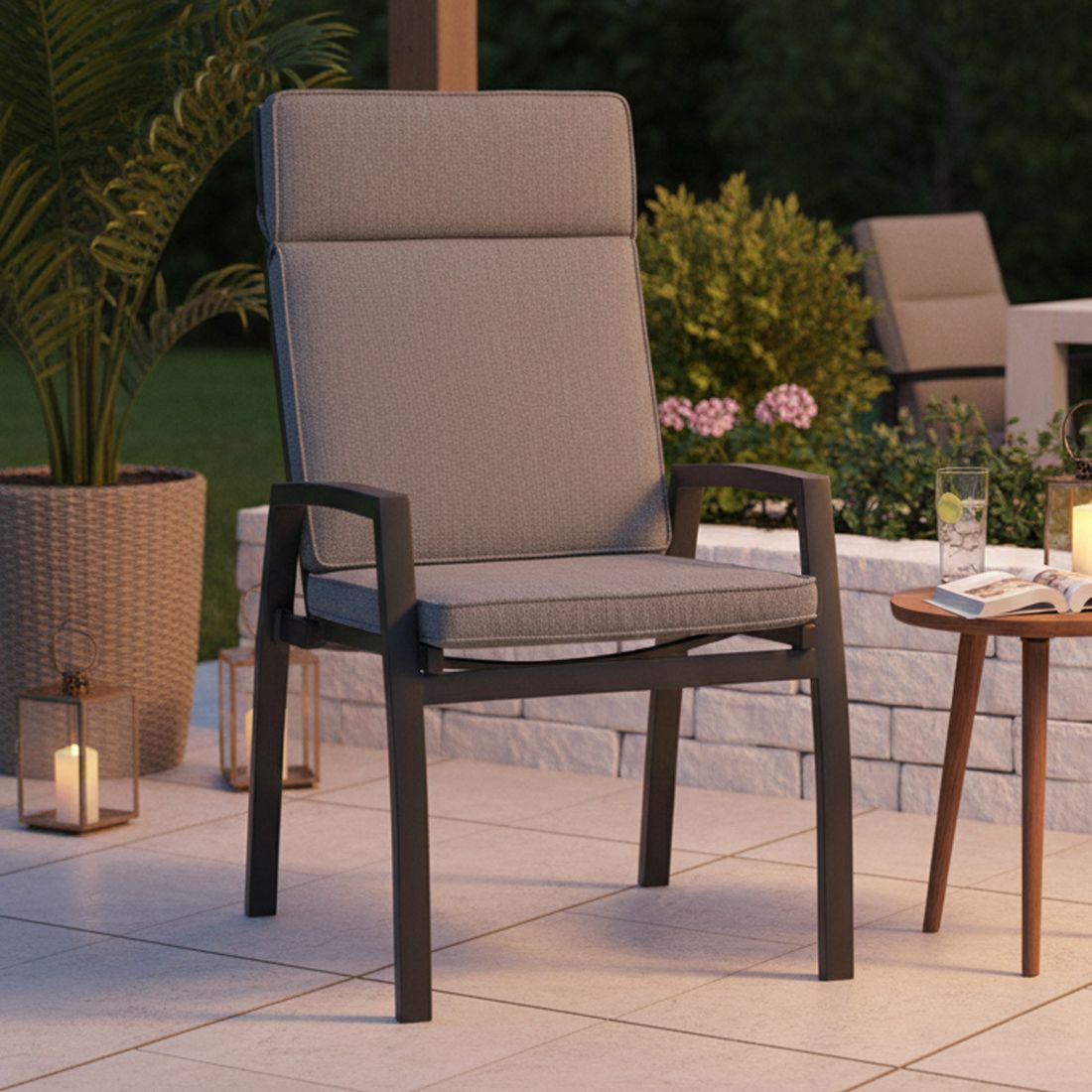 LC Garden Sondrino Gartensessel Aluminium/Kunstfaser