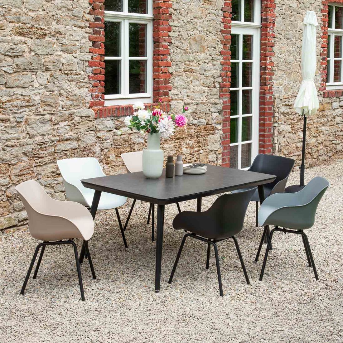 SCHÖNER WOHNEN-Kollektion Lieke Gartensessel Aluminium/Kunststoff