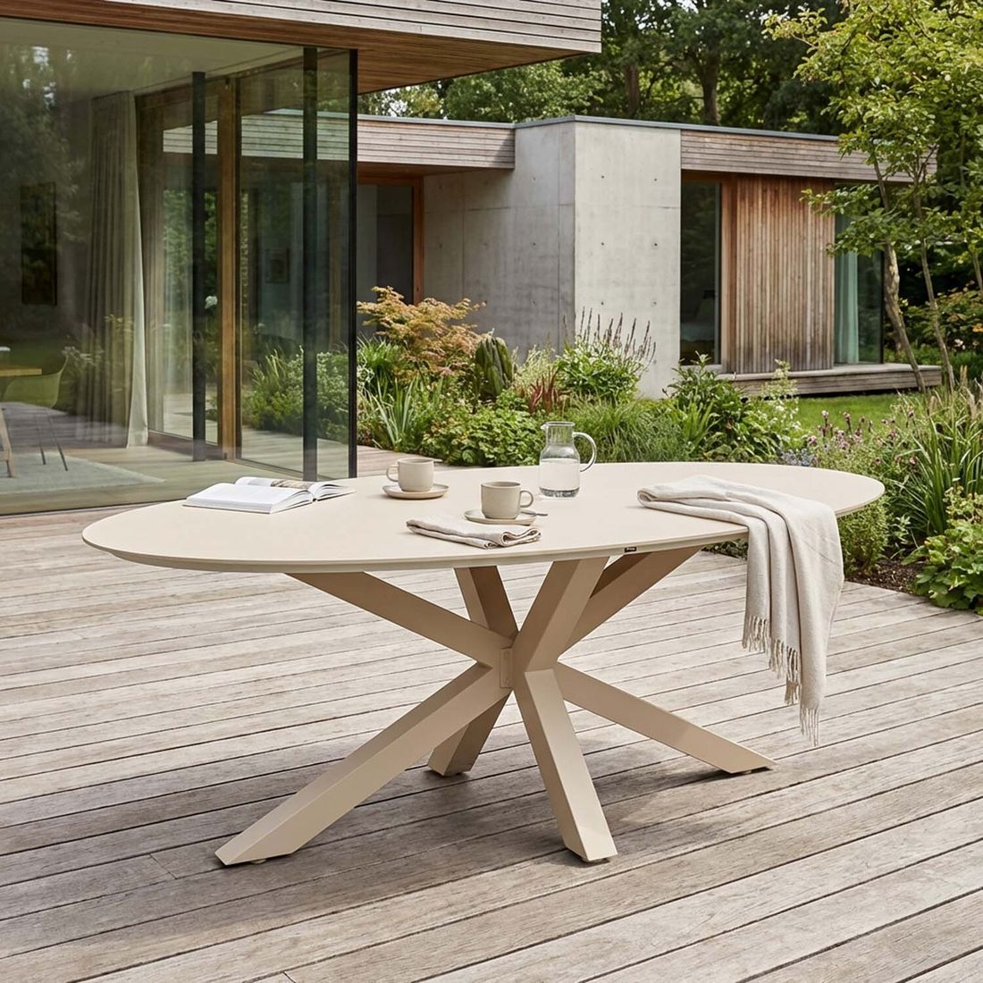 Hartman Granada Gartentisch 220x120cm Aluminium/Keramik