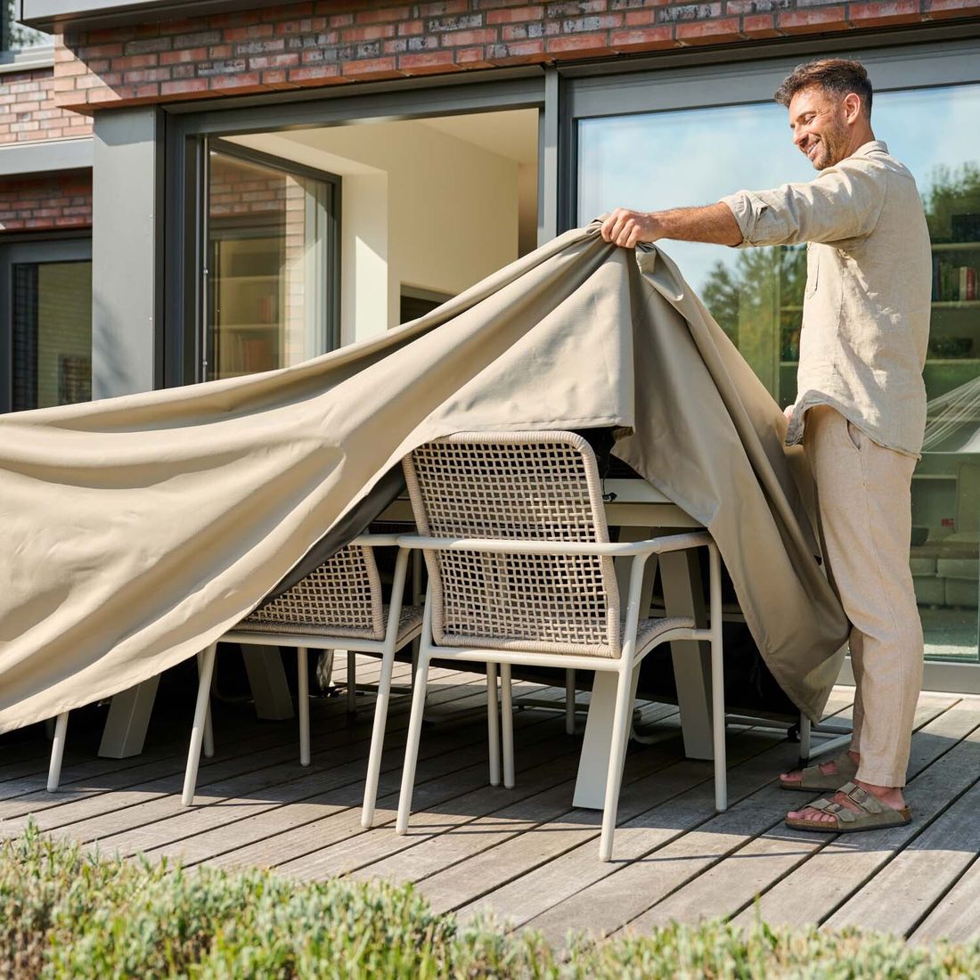 Siena Garden Plus Gartenmöbel-Set Schutzhülle 240x150x100cm
