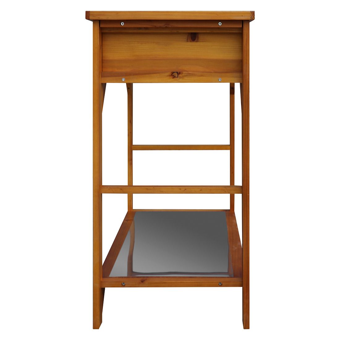 OUTLIV. Pflanztisch 110x55 cm mit Schubladen Tanne/Edelstahl