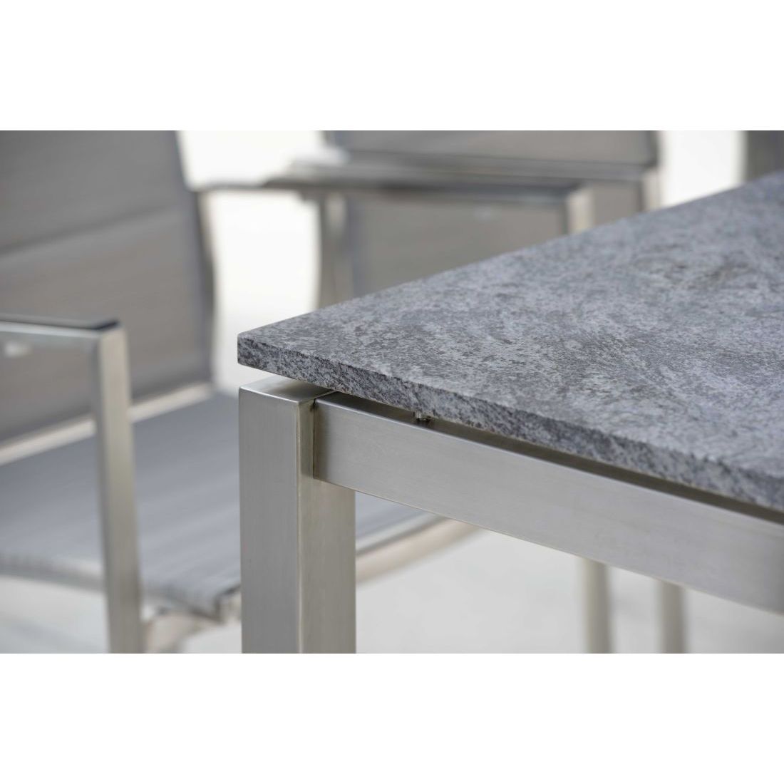 Stern Gartentisch-Gestell 250x100cm Edelstahl