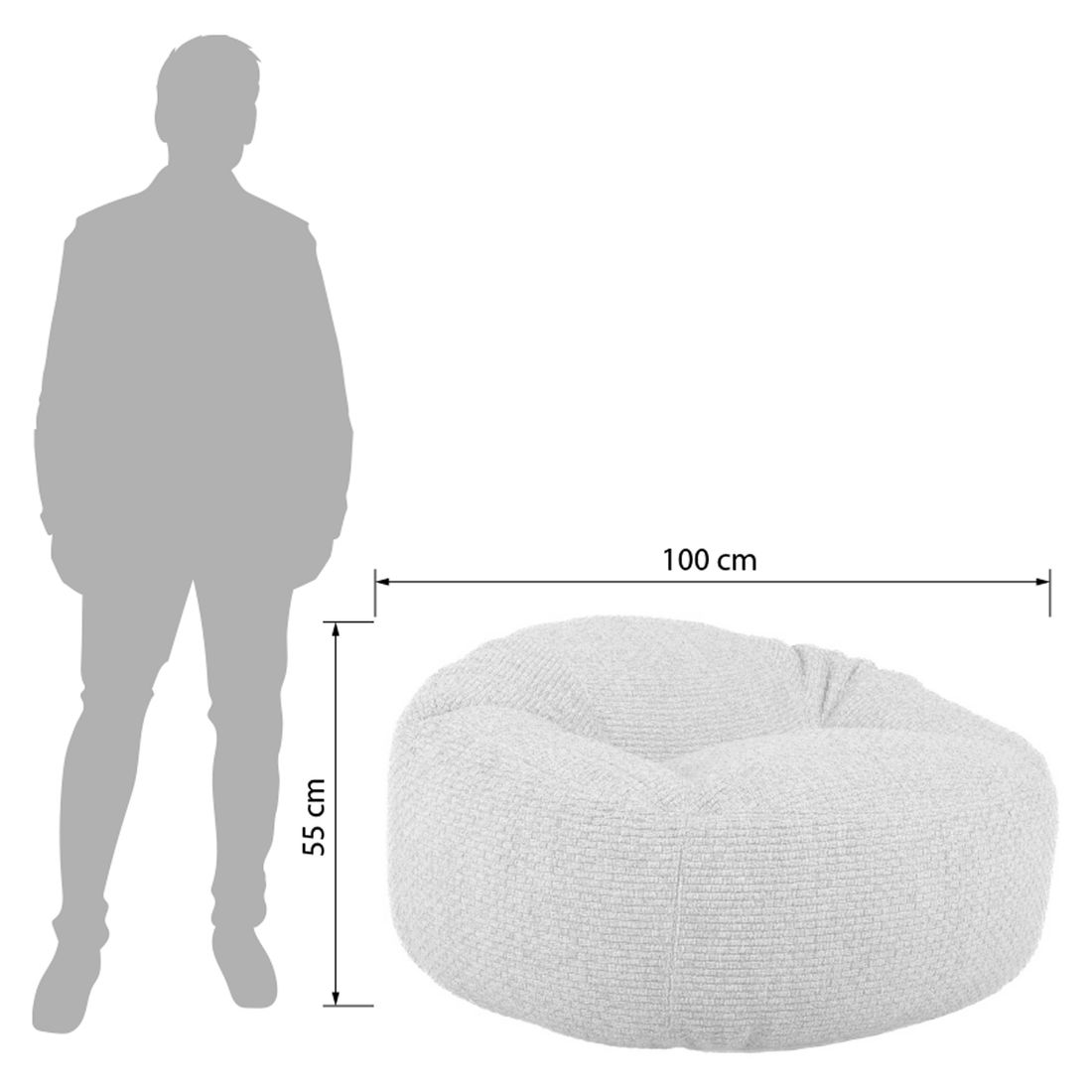 ROOLF Living Dolly Loungesessel Polypropylen