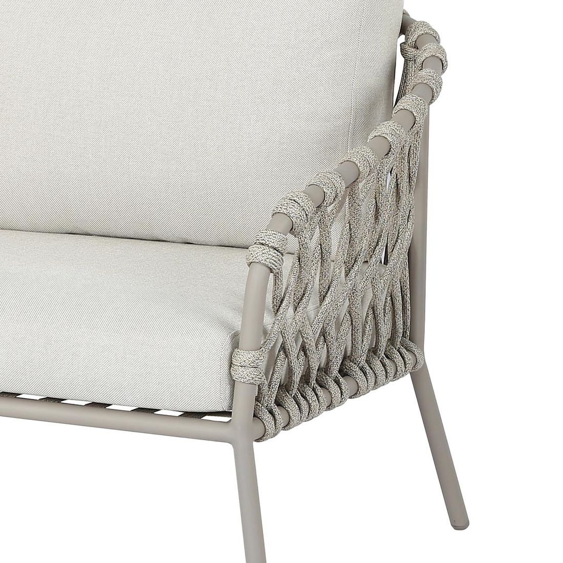 OUTLIV. Tanami Ecklounge inkl. Loungetisch Stahl/Rope/Olefin