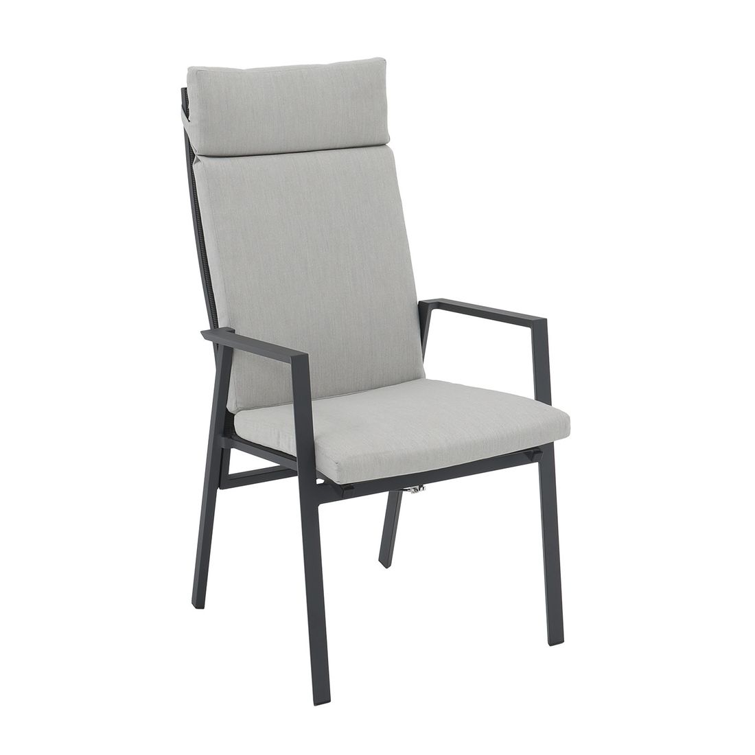 OUTLIV. Milano Gartensessel verstellbar Aluminium mit Sitz- und Rückenkissen