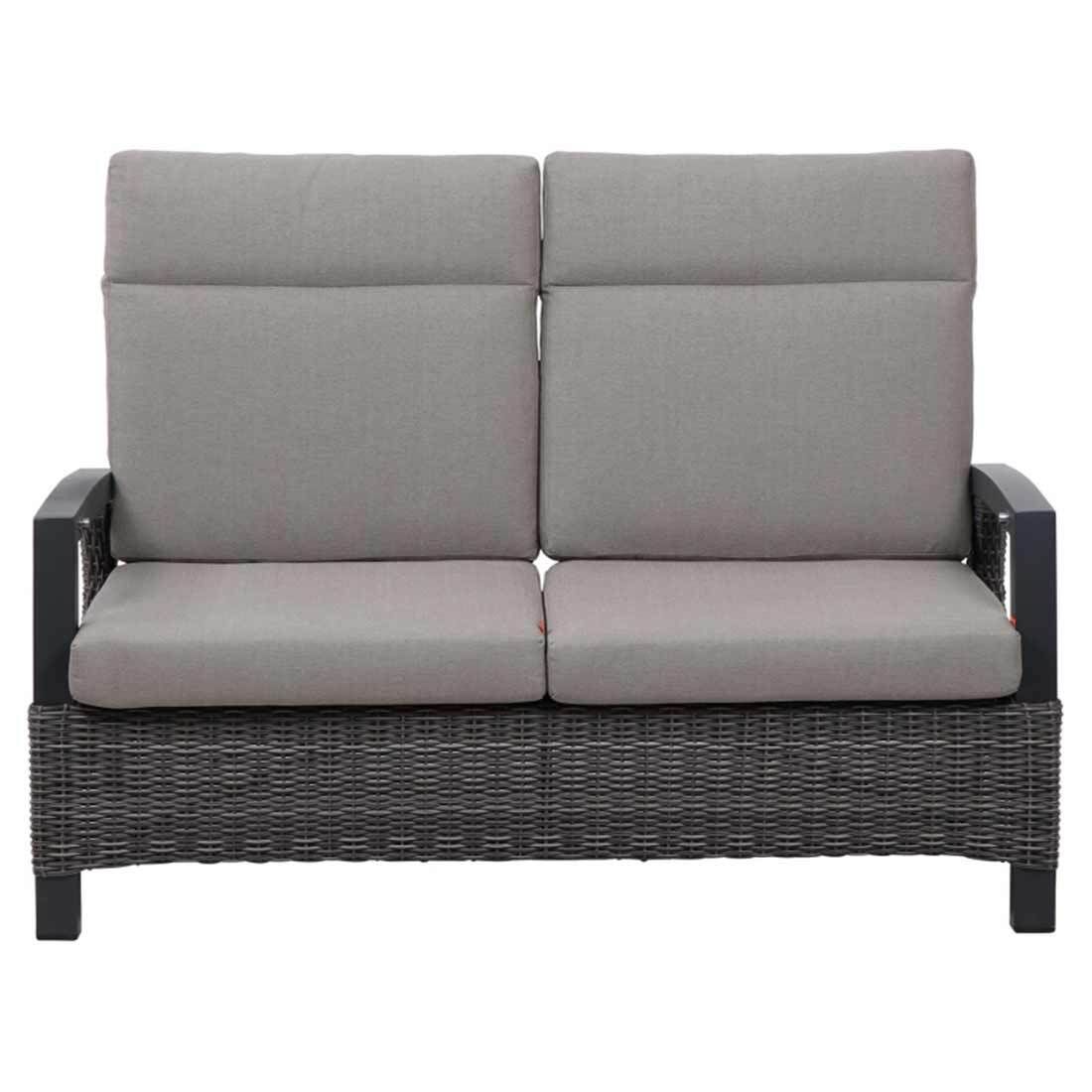 Siena Garden Corido Gartenloungesofa verstellbar Gardino-Geflecht/Polypropylen