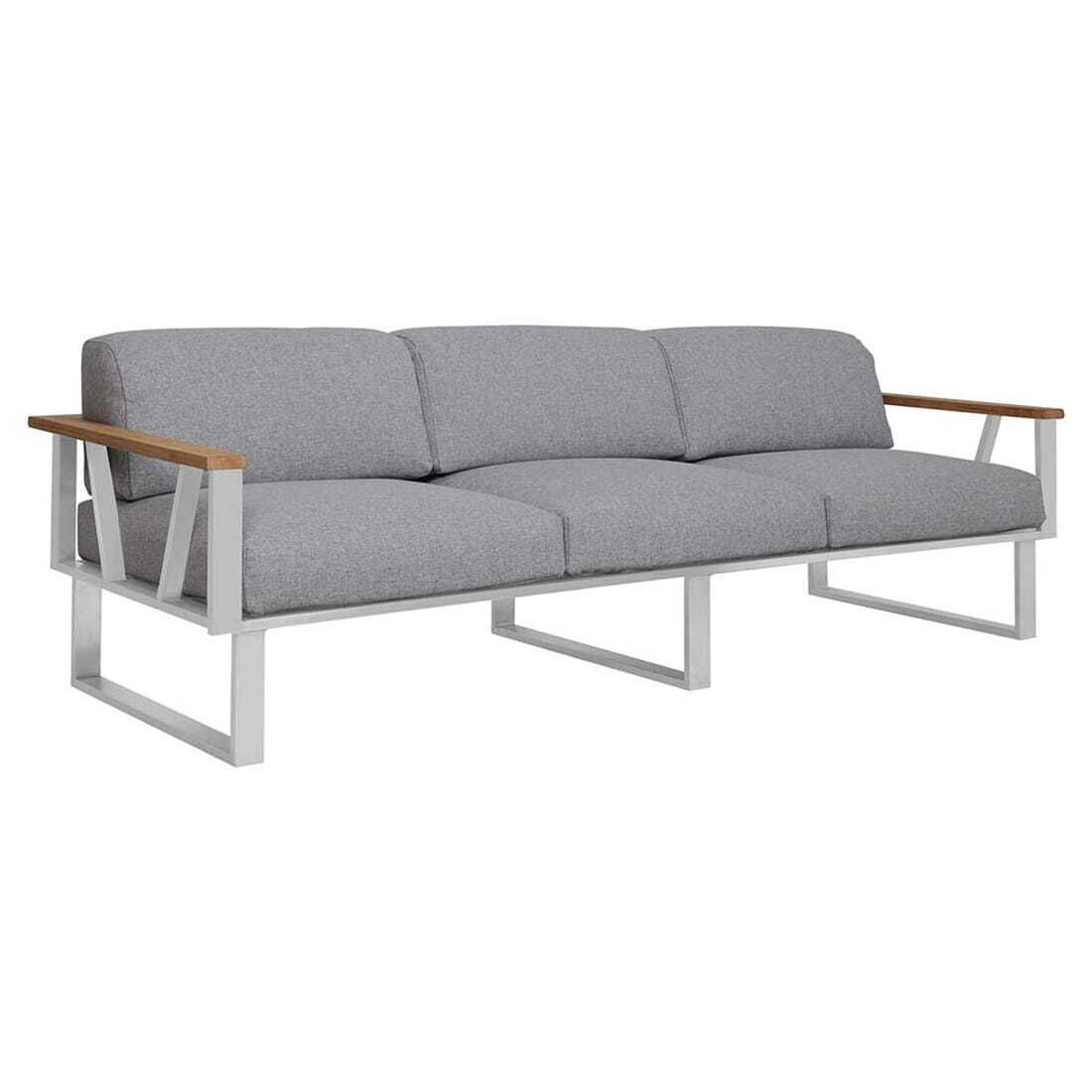 Zebra Belvedere Ecklounge inkl. Loungetisch Edelstahl/Olefin