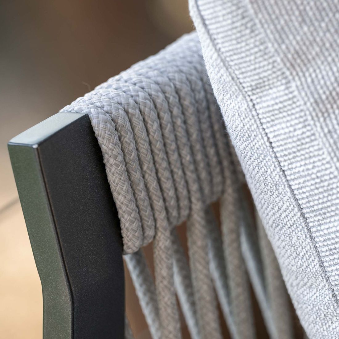 Stern Tammo Diningsofa Aluminium/Rope/Outdoorstoff