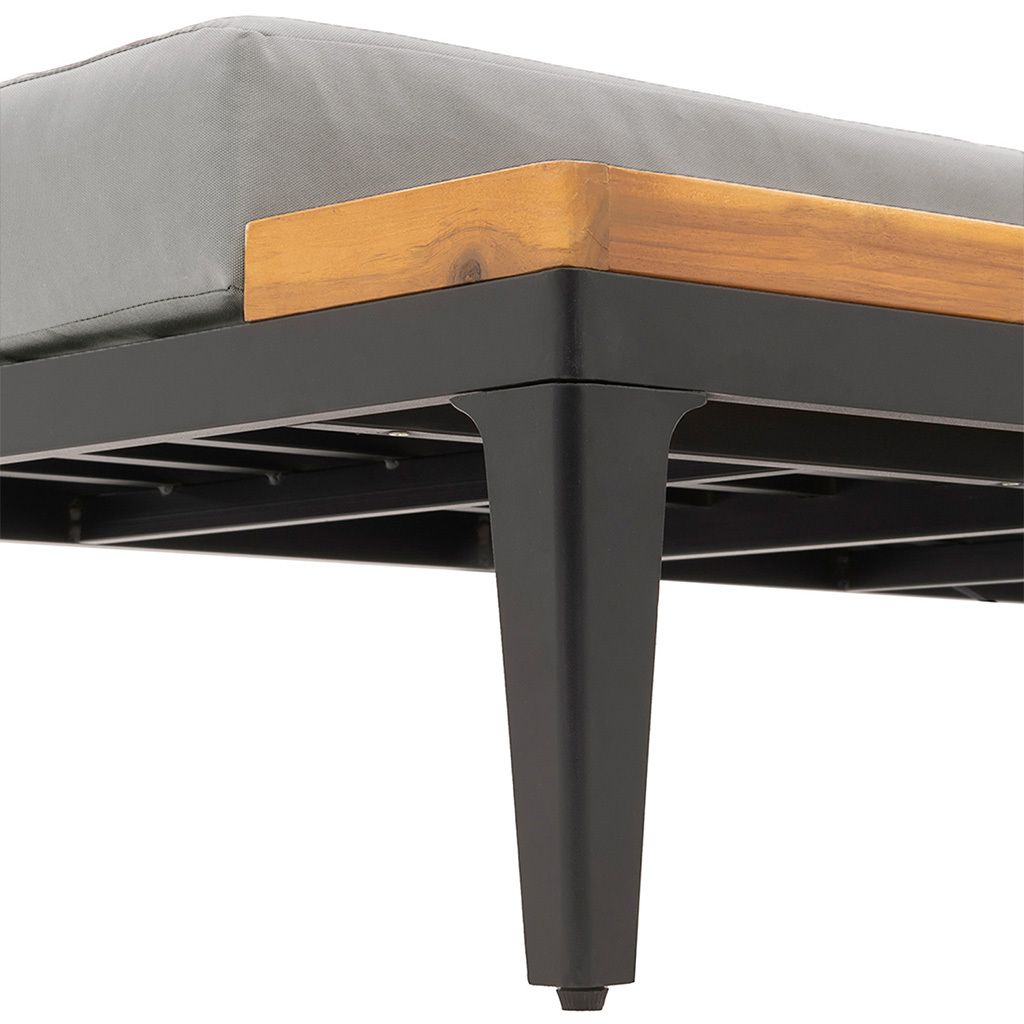 OUTLIV. Bern Ecklounge inkl. Loungetisch Aluminium/Olefin