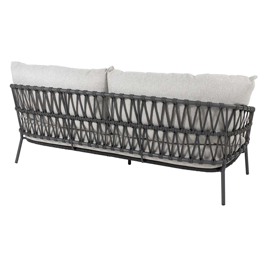 4Seasons Calpi Gartenloungesofa Edelstahl/Rope