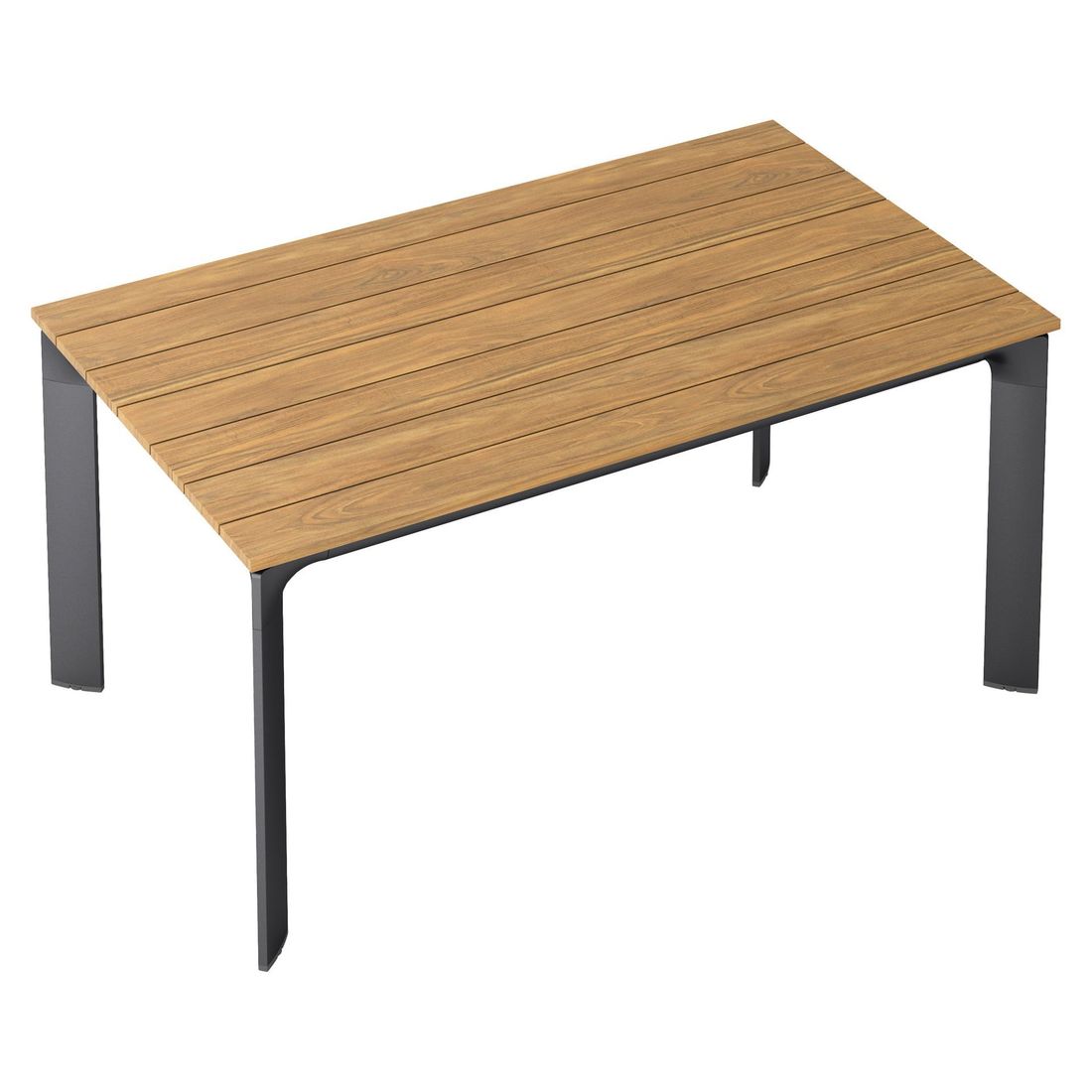 Kettler Diamond Gartentisch Aluminium/Teak