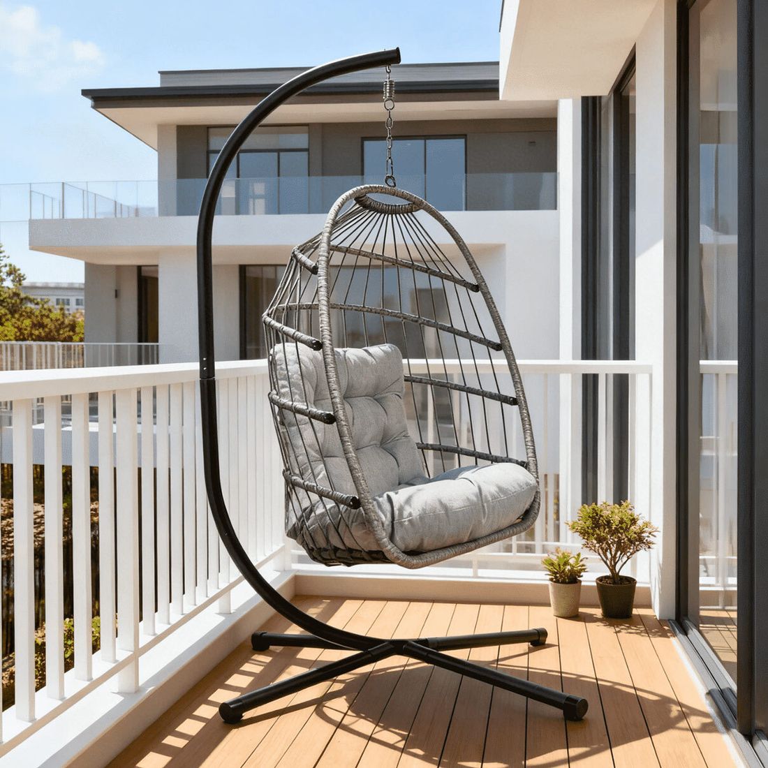 OUTLIV. Luna Swing Hängesessel Eisen/Rope/Spun Polyester