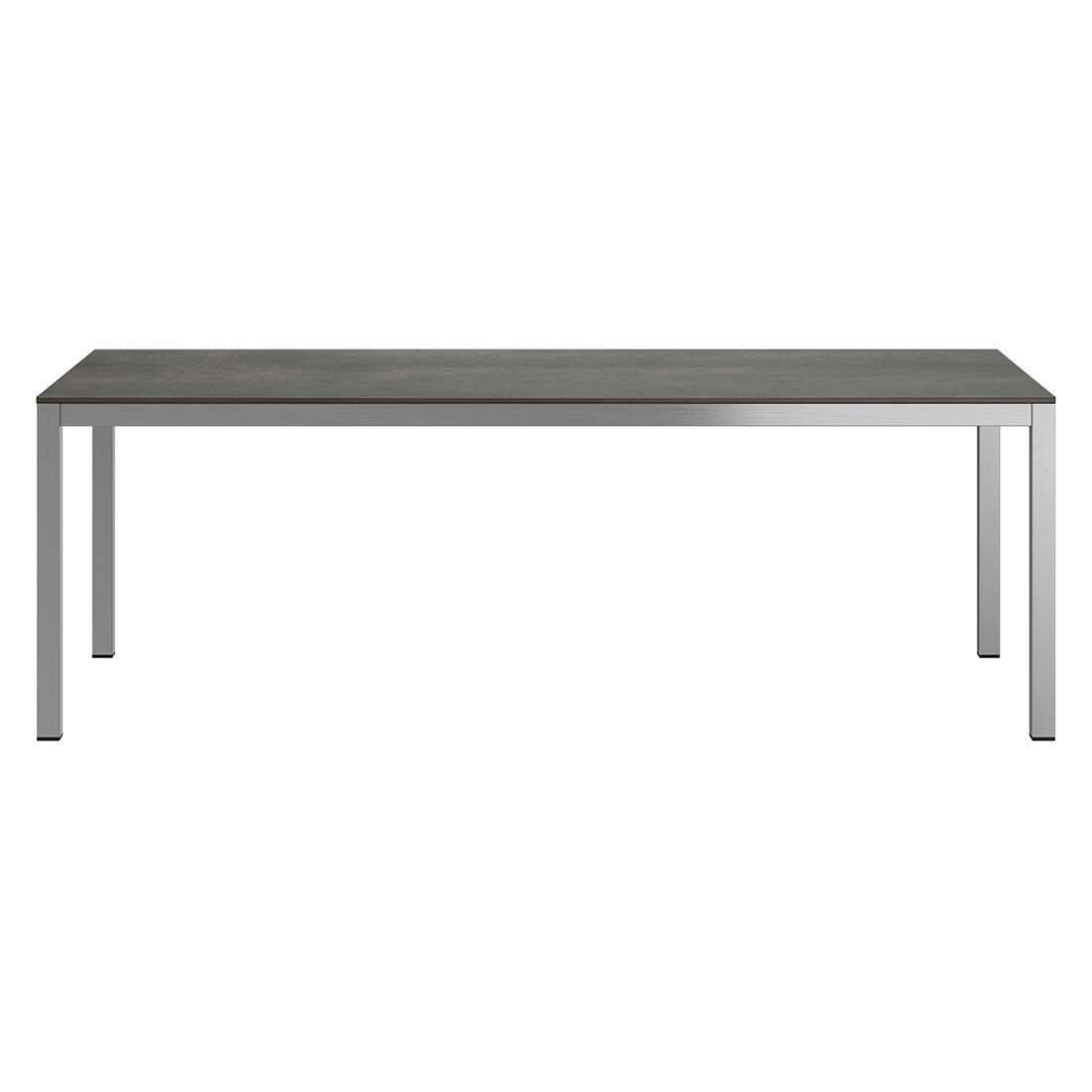 OUTLIV. Gartentisch 220x100cm Edelstahl/HPL