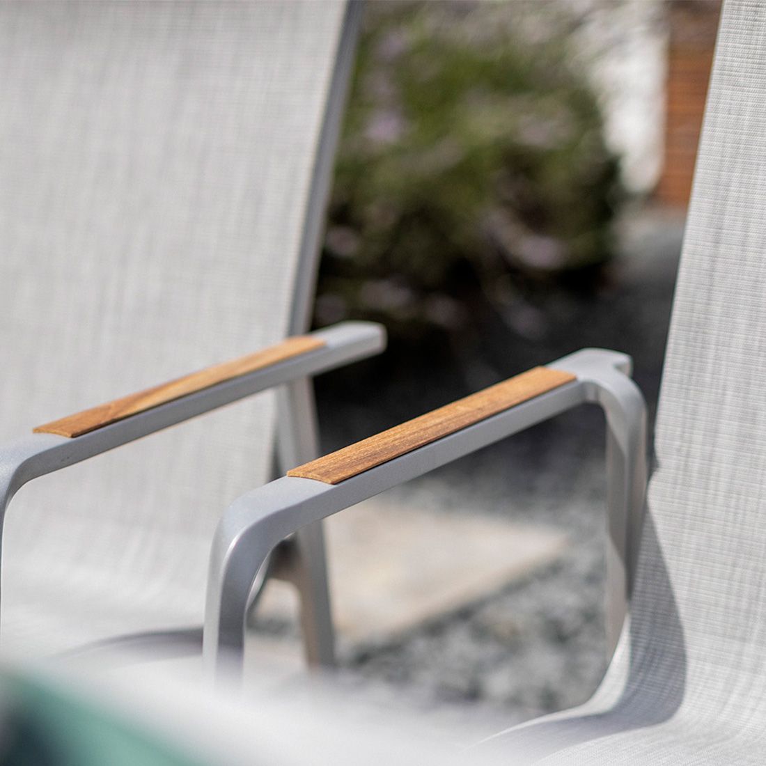 Kettler Diamond Stapelsessel Aluminium/Outdoorgewebe