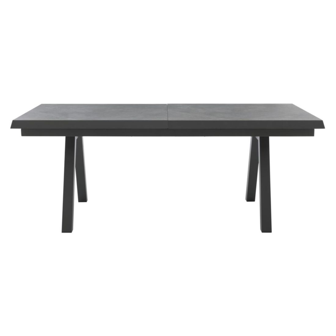 Interliving 7011 Ausziehtisch 200/260x100cm Aluminium/Sinterstone