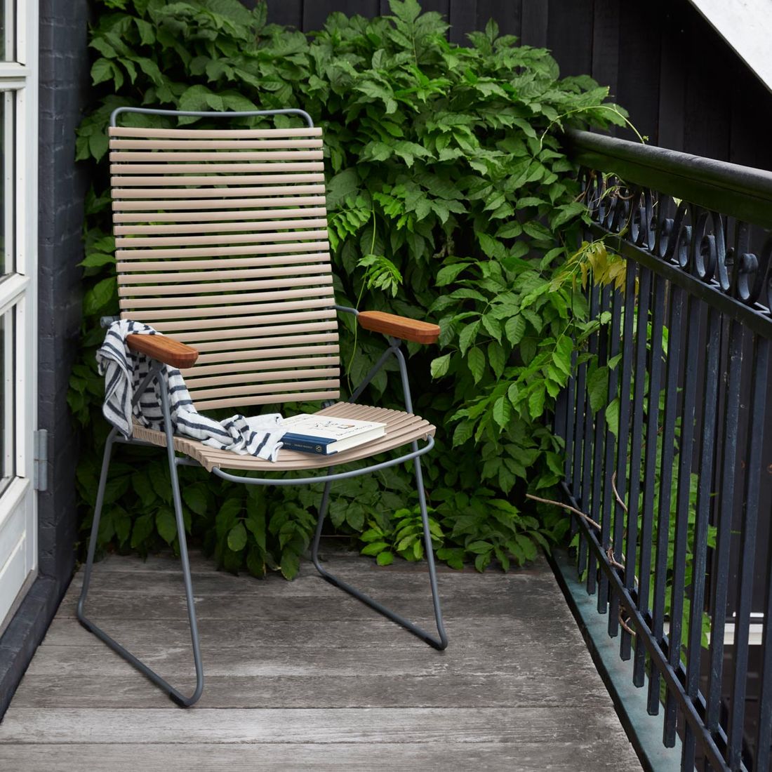 HOUE Click Position Gartensessel verstellbar Stahl/Kunststoff