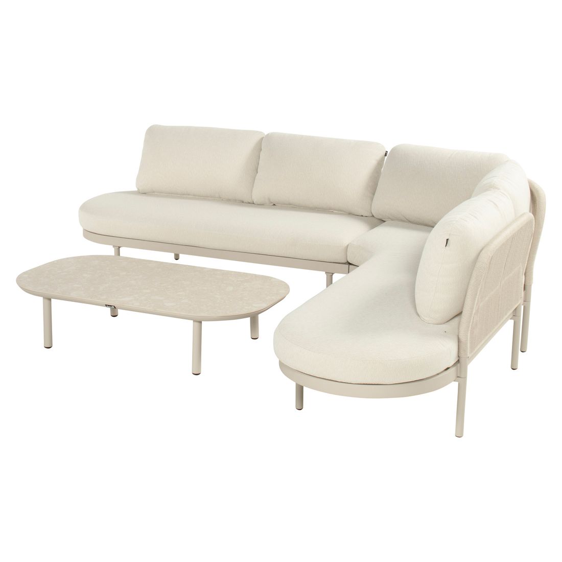Hartman Bilboa Ecklounge inkl. Loungetisch Aluminium/Rope/Polyester