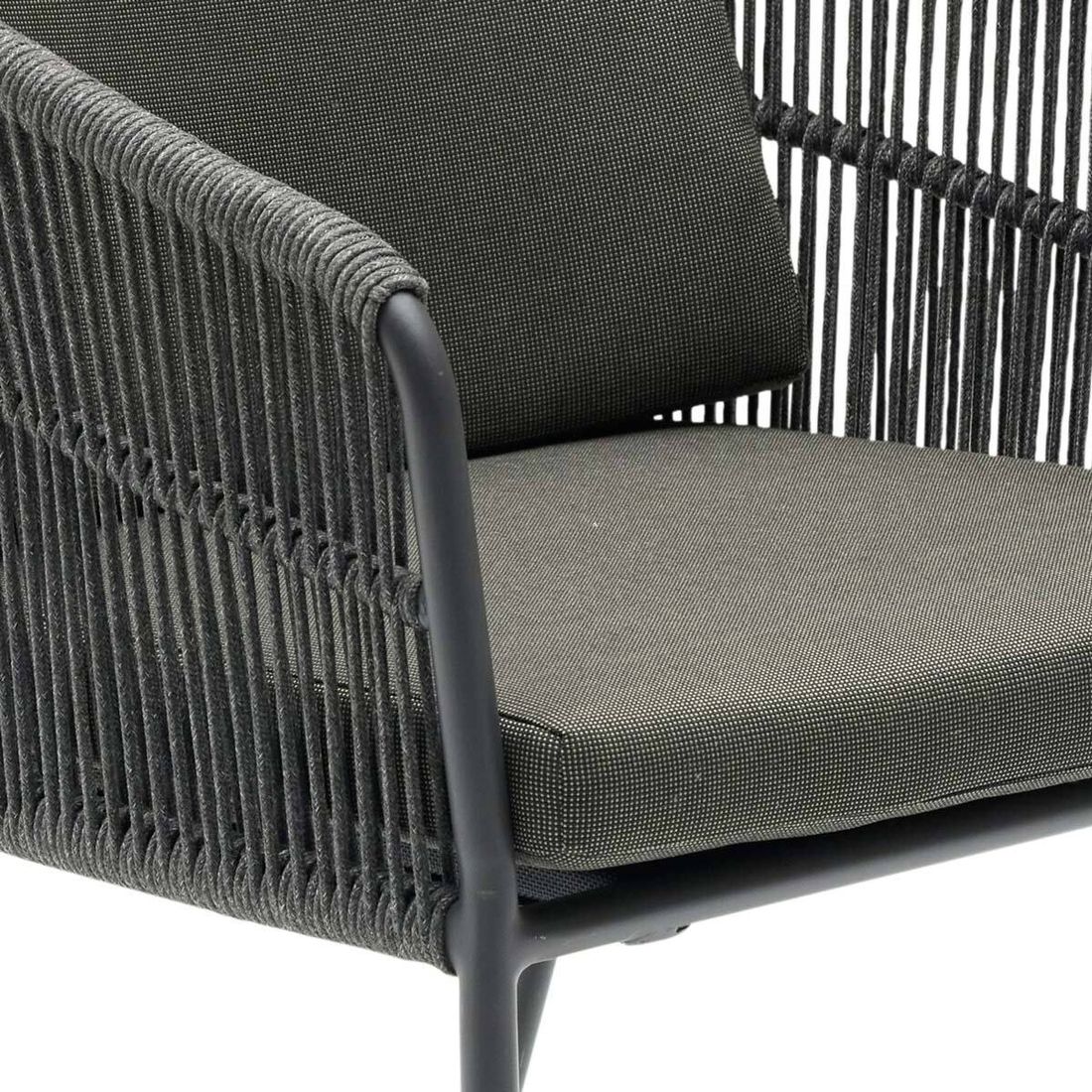 LC Garden Covo Stapelsessel Aluminium mit Sitz- und Rückenkissen