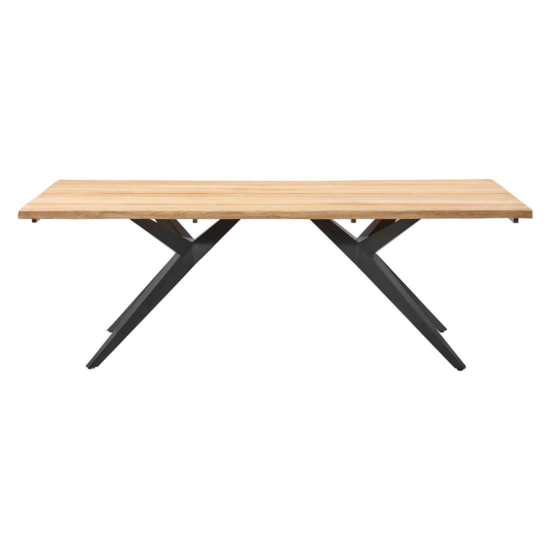 Musterring Holland Gartentisch 280x95cm Edelstahl/Teak