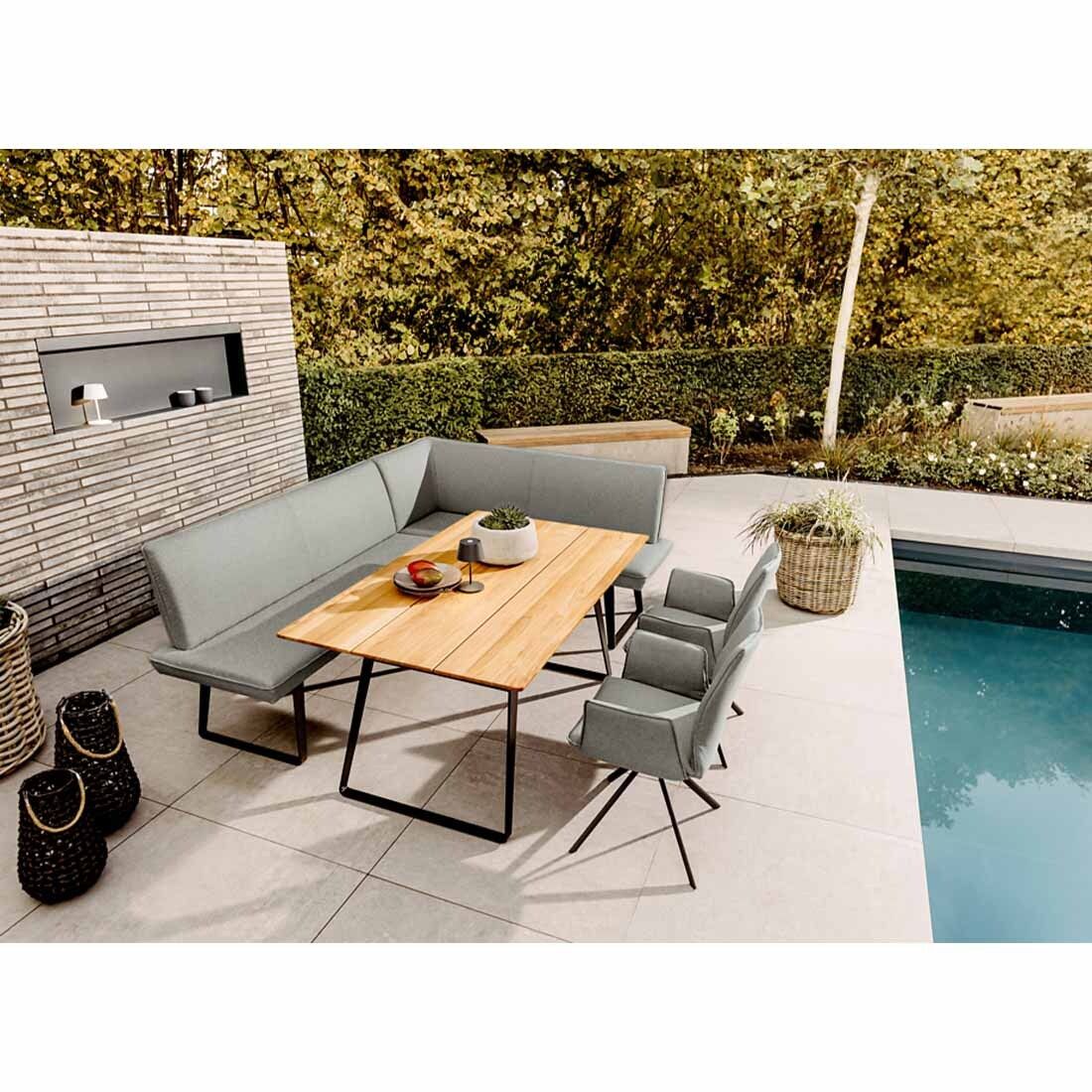 Niehoff Elba Diningsofa Stahl/Olefin