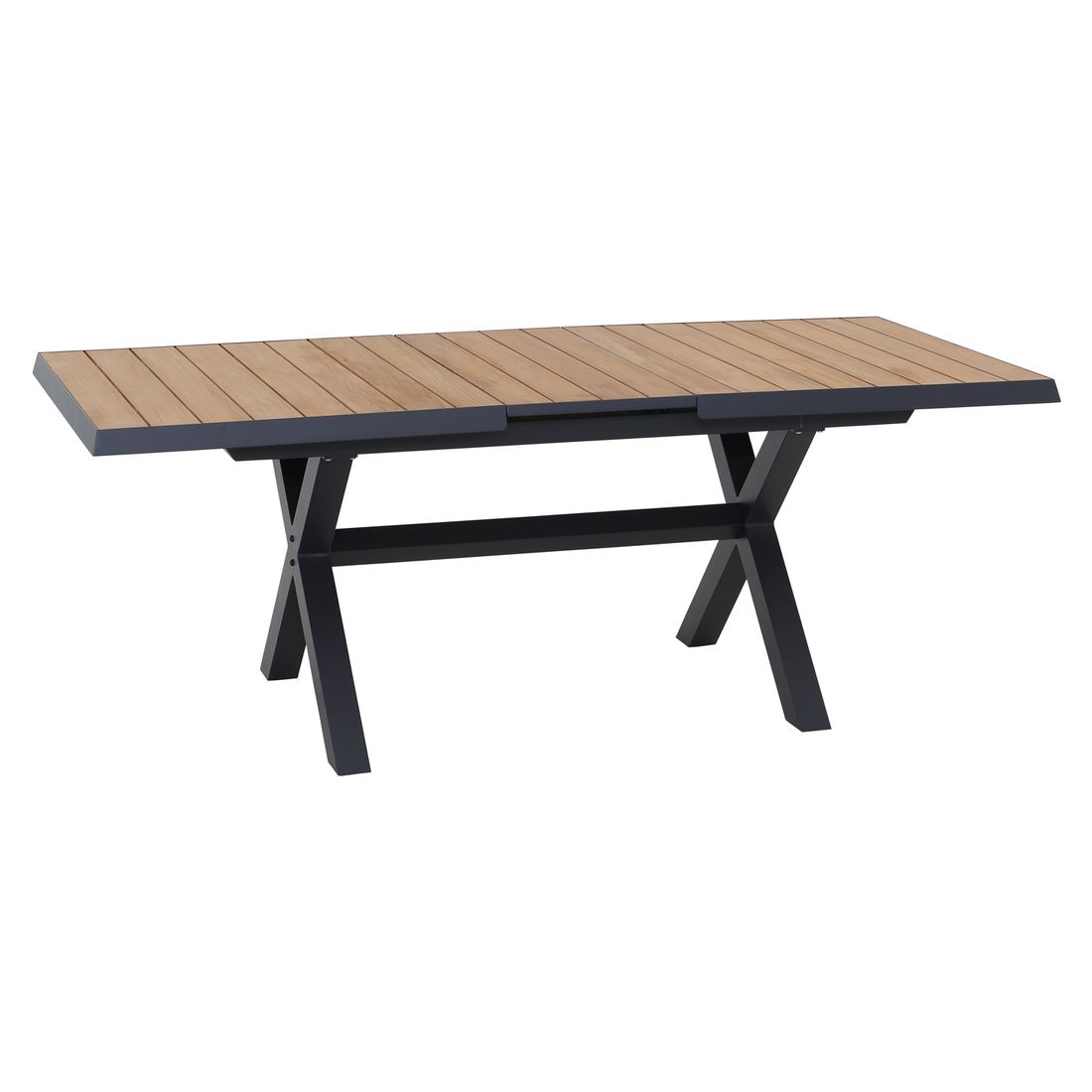 Siena Garden Sincro Ausziehtisch Aluminium/Teak