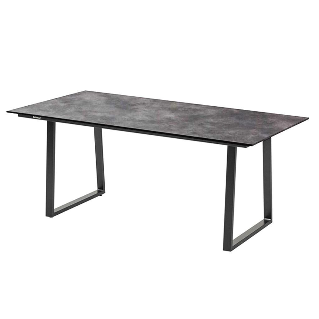 Kettler Ocean Skid Dininglounge Tisch 160x95cm Aluminium/Olefin